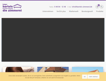 Tablet Screenshot of bartels-zimmerei.de
